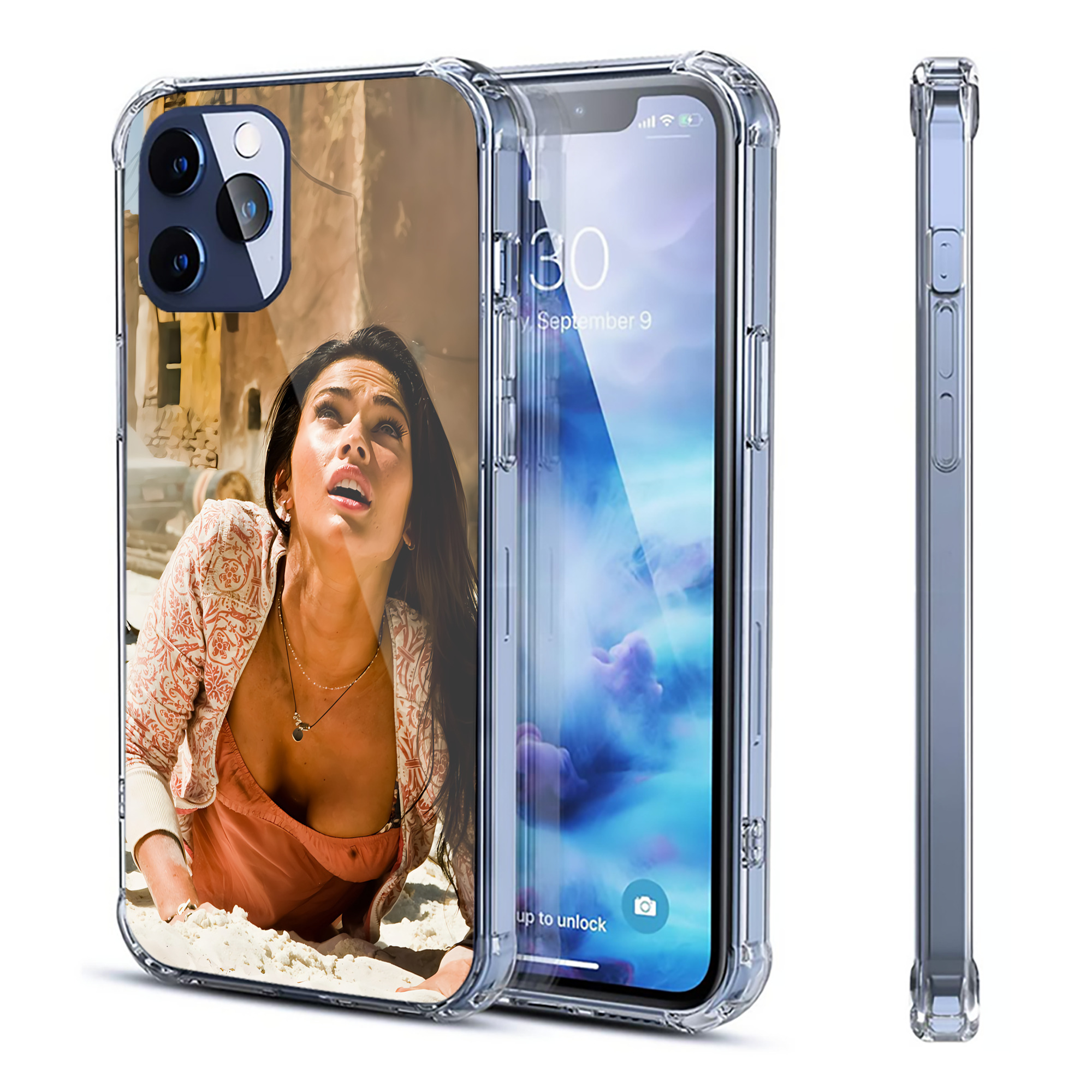（画像用） Transformers トランスフォーマー 【iPhone 12シリーズ対応】透明スマホケース（クリアソフトケース）